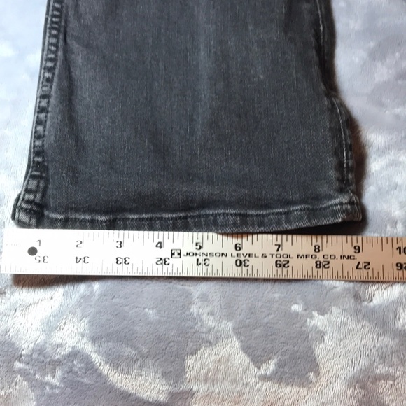 HUDSON Collin Midrise Bootcut Crop womens black denim jeans size 30 - Picture 14 of 15